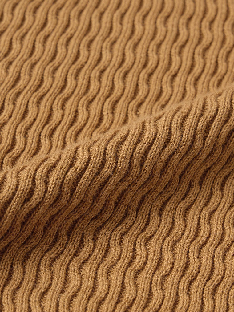 Textured Flat Knit: Hazel Textured Polos