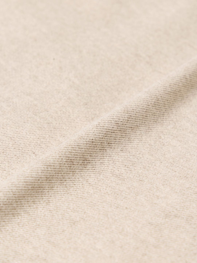 Solids: Ivory Cream Men Shackets