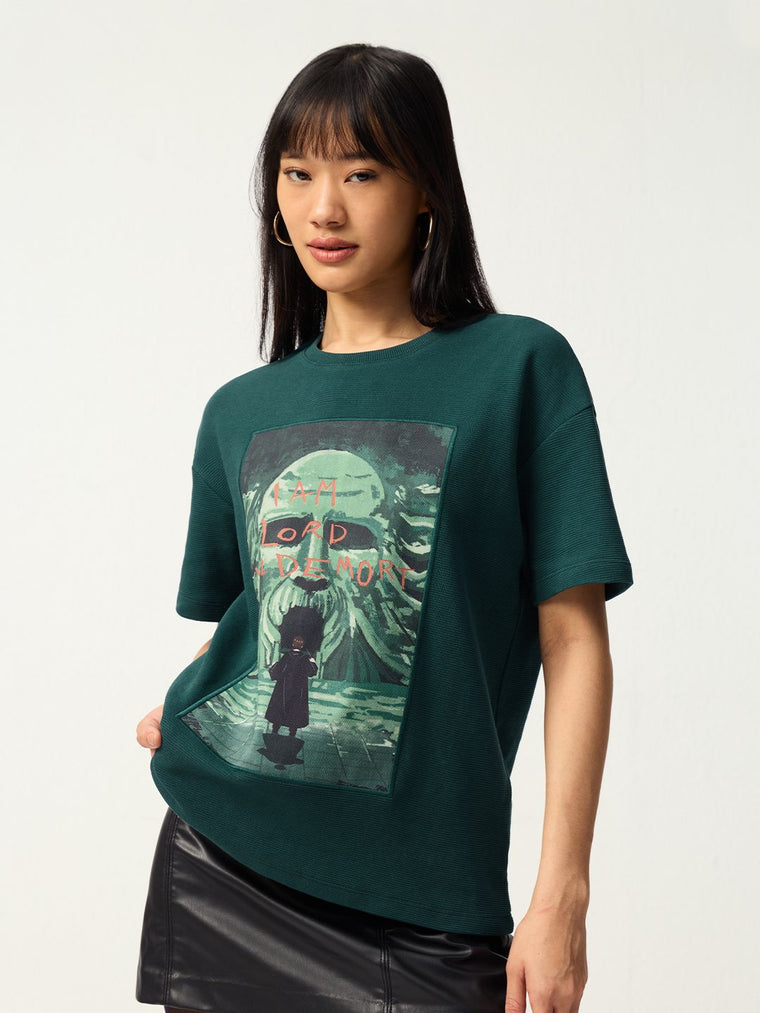 Harry Potter: Lord Voldemort Women Oversized T-Shirts