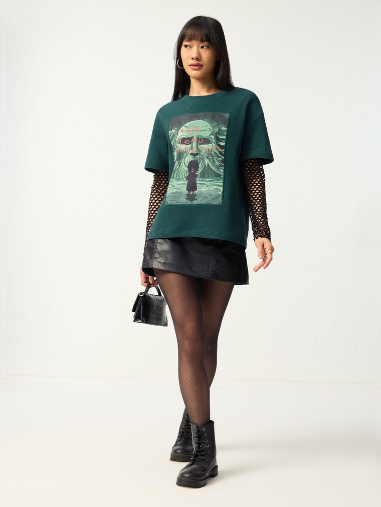 Harry Potter: Lord Voldemort Women Oversized T-Shirts