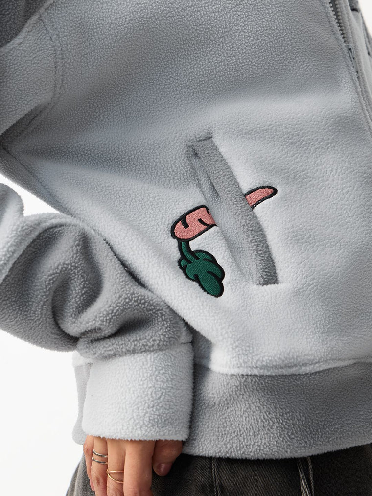 Looney Tunes: Bunny Ears Women Oversized Zipper Hoodies
