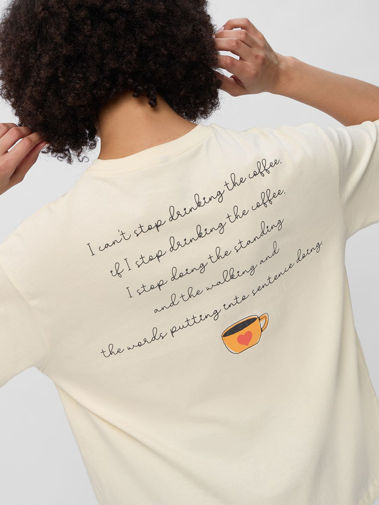 Gilmore Girls: Coffee Cups Women Oversized T-Shirts