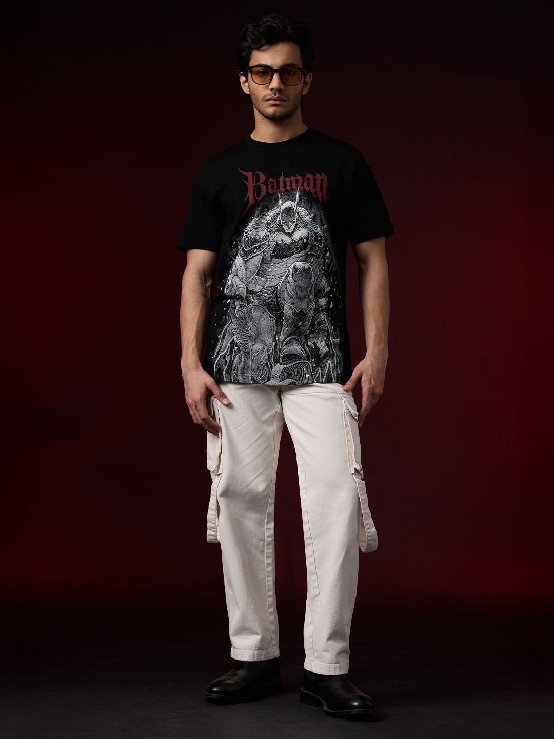Batman: Absolute Men Relaxed Fit T-Shirts