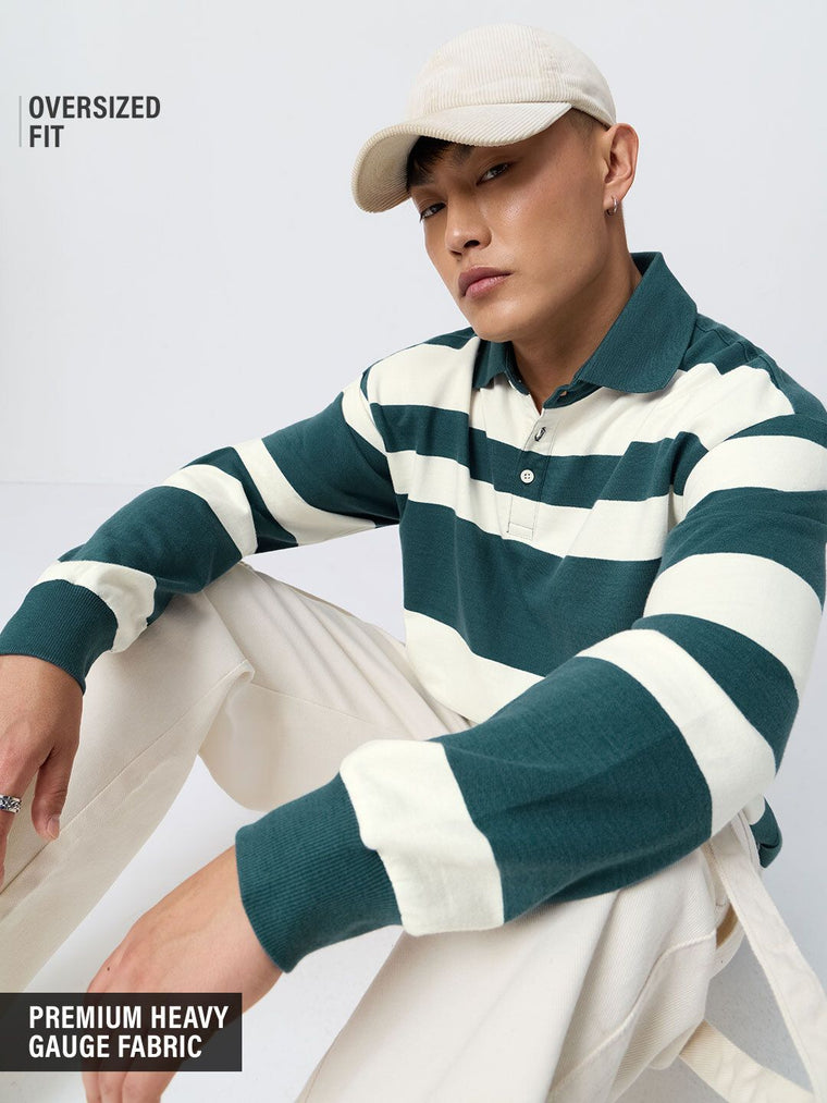 Oversized Rugby Polo: Metro Men Rugby Polos