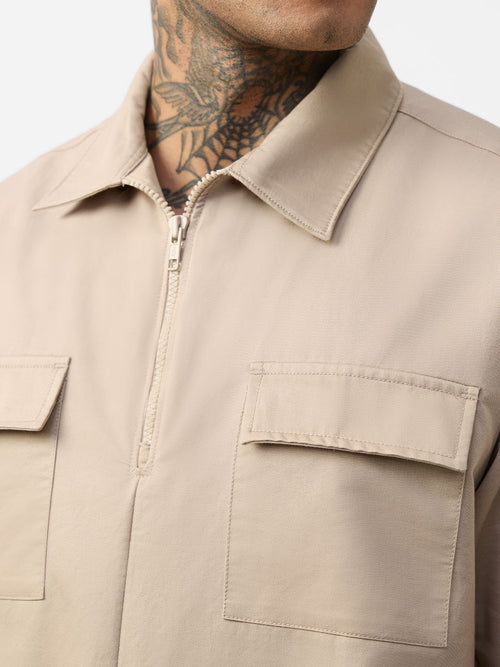 Zipper Polo: Dune Classic Polos