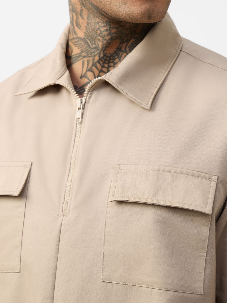 Zipper Polo: Dune Classic Polos
