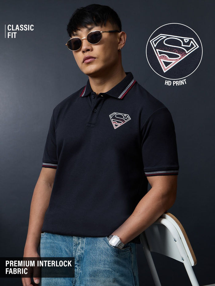 Superman: Hero's Sign Classic Polos