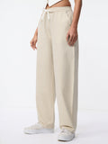 Barrel-Fit Pants: CrÃ¨me Women Barrel Pants