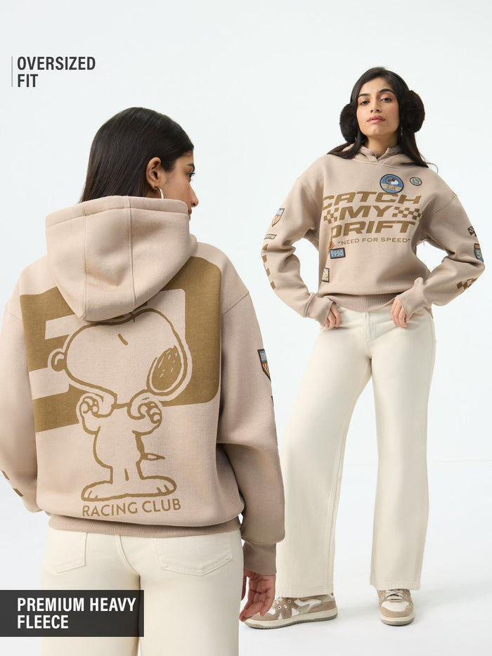 Peanuts: Catch My Drift Women Oversized Hoodies