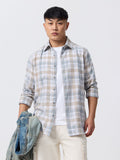 Plaid Shirt: Butternut Men Relaxed Shirts