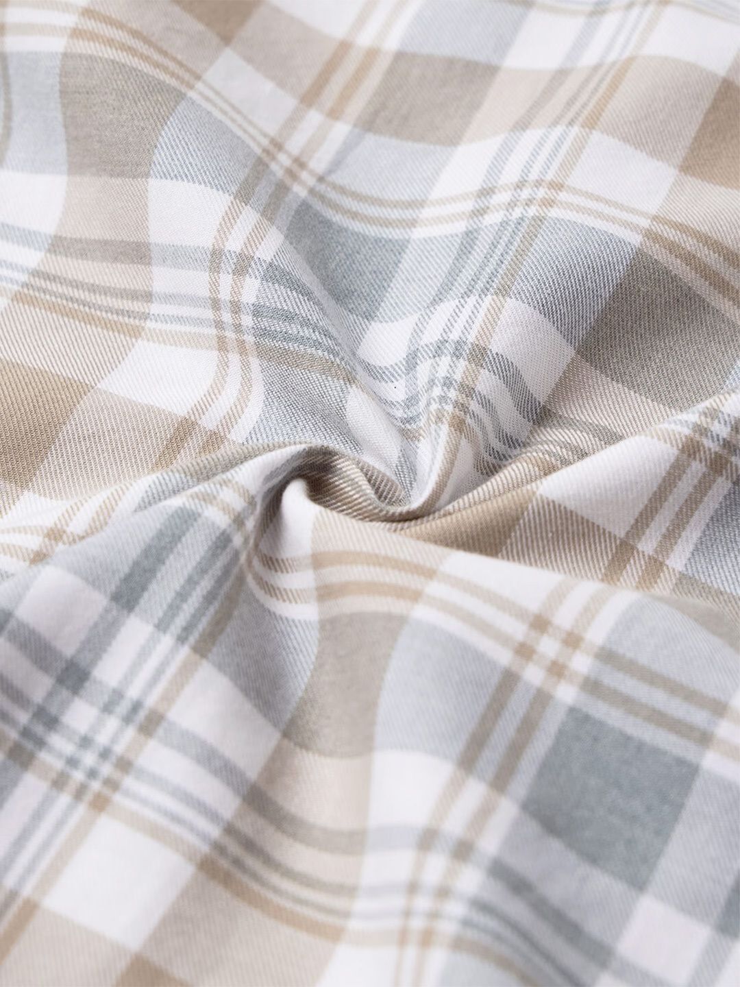 Plaid Shirt: Butternut Men Relaxed Shirts