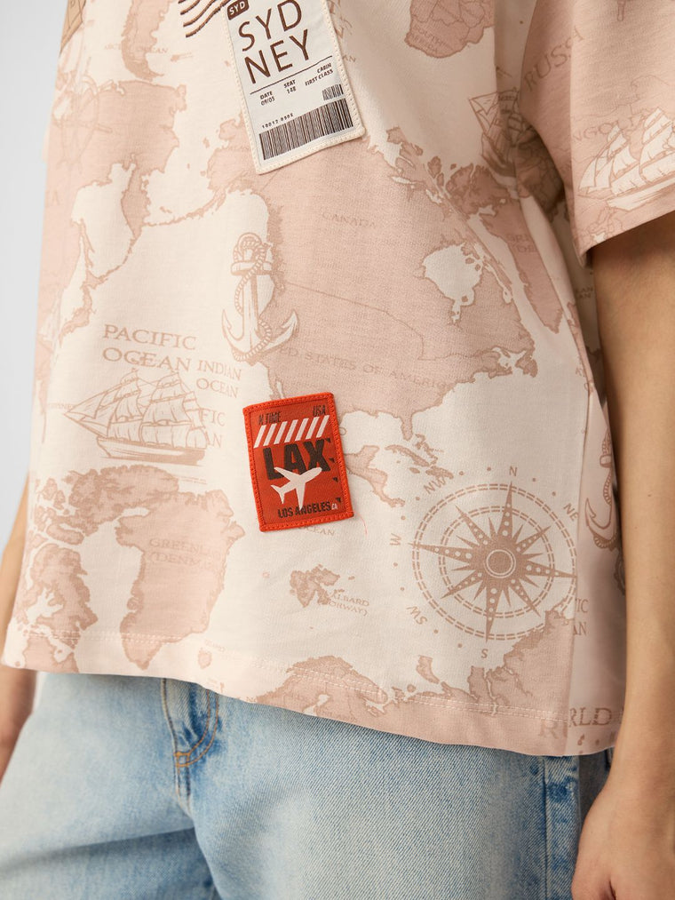 TSS Originals: Travel Women Oversized T-Shirts