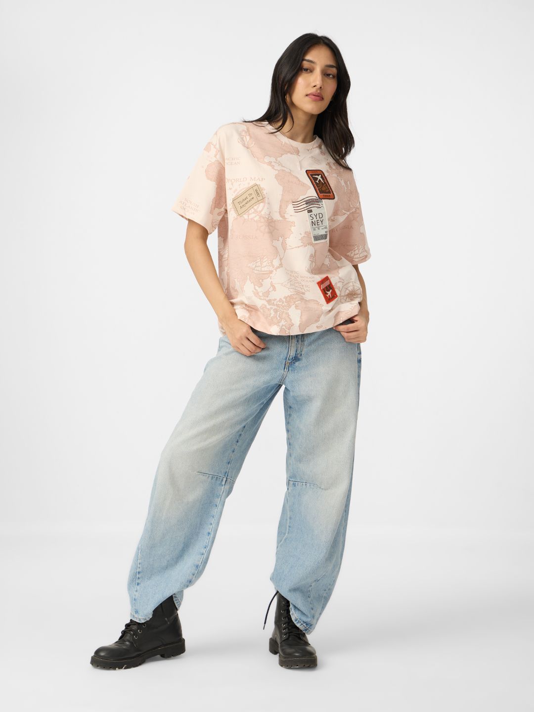 TSS Originals: Travel Women Oversized T-Shirts