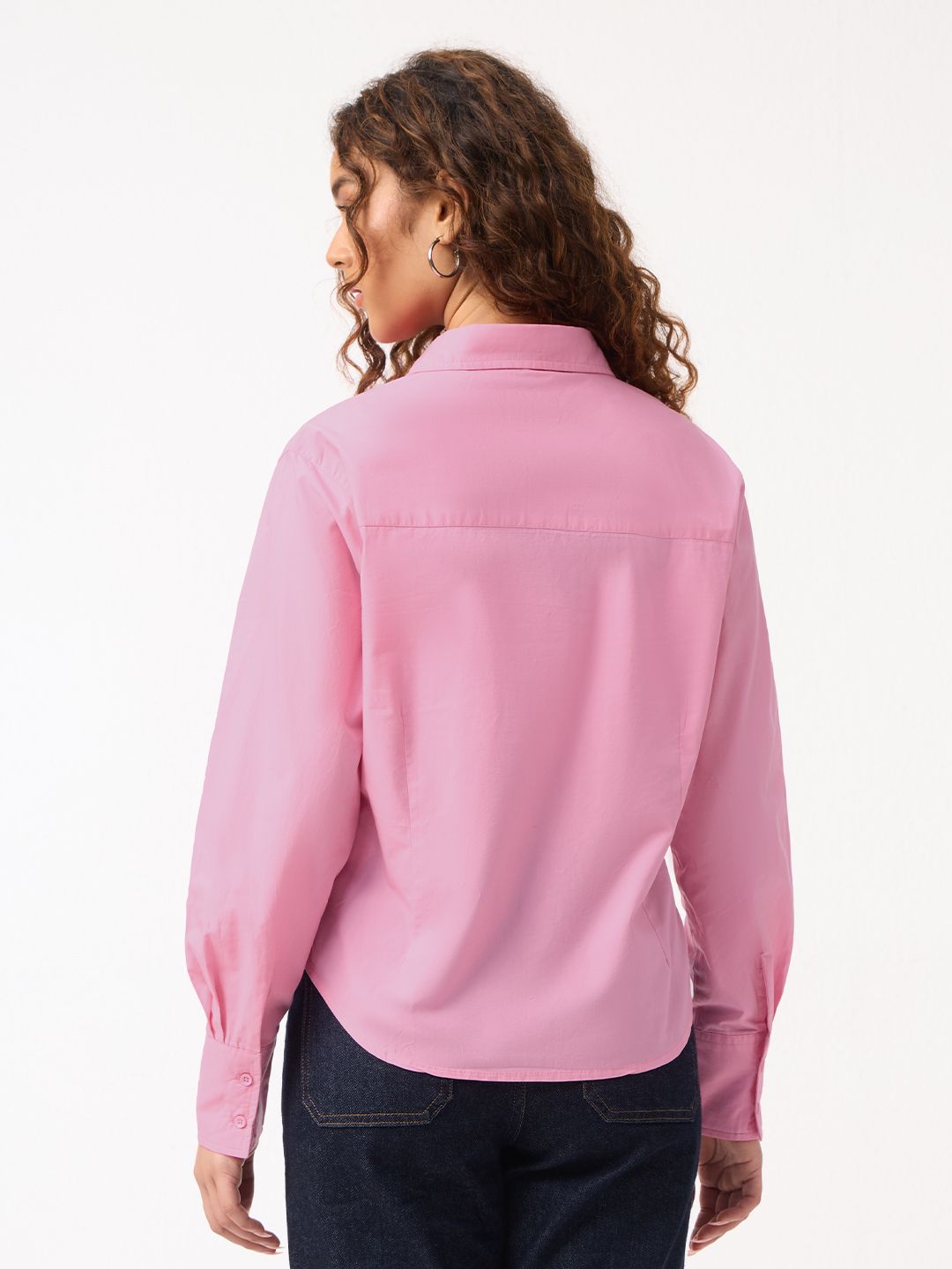 Classic Solids: Rose Women Regular Shirts