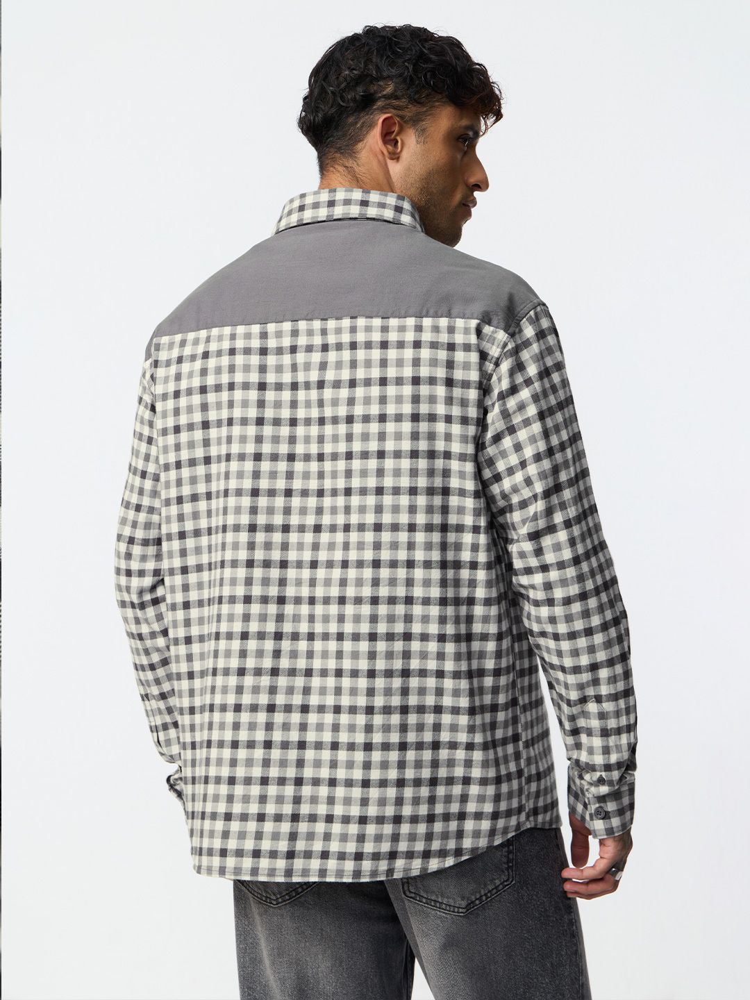 Checks Shirt: Chrome Men Relaxed Shirts