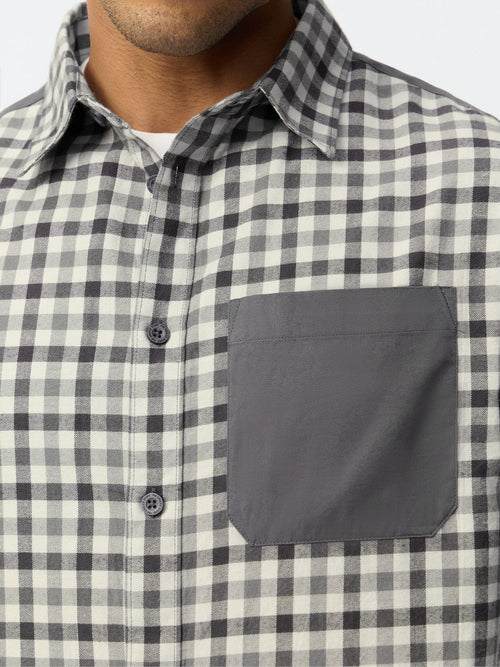 Checks Shirt: Chrome Men Relaxed Shirts