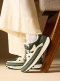 Olive: Milano Women Low Top Sneakers