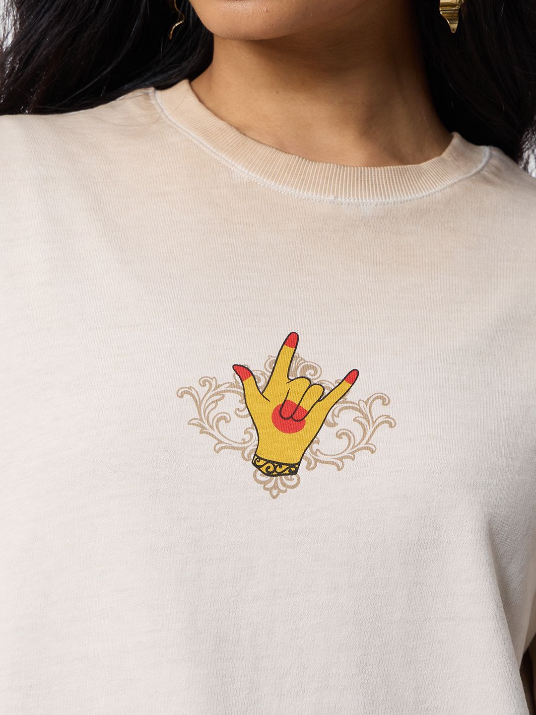 TSS Originals: Desi Charms Women Oversized T-Shirts