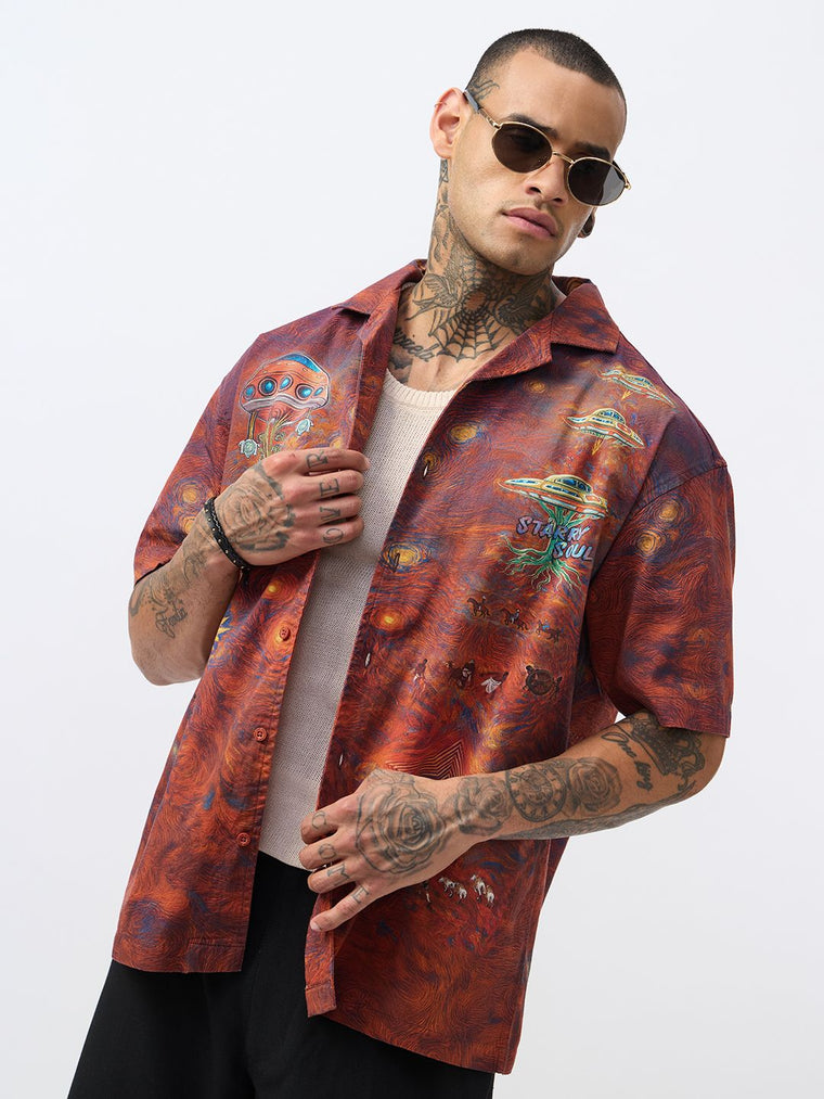 Souled Originals: Starry Night Oversized Shirts