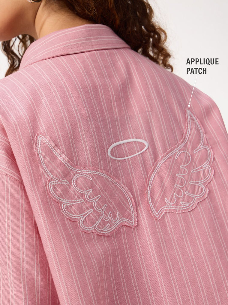 TSS Originals: Angel Eyes Women Oversized Shirts