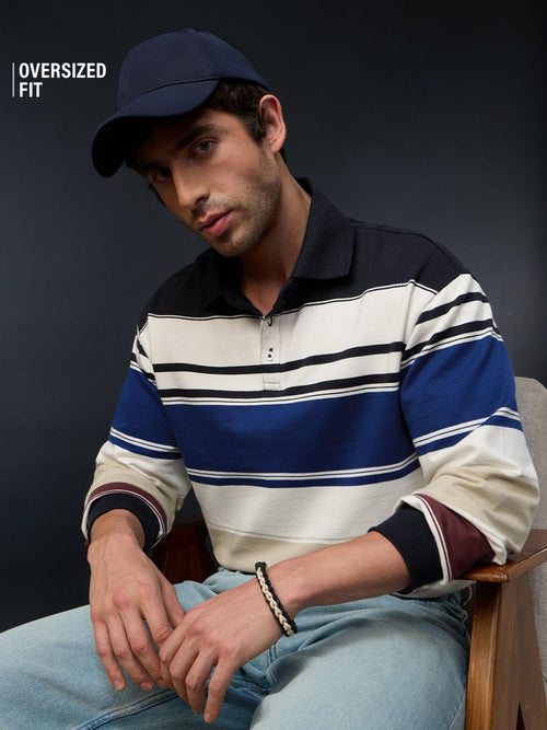 Colorblock Rugby Polo: Frost Men Rugby Polos