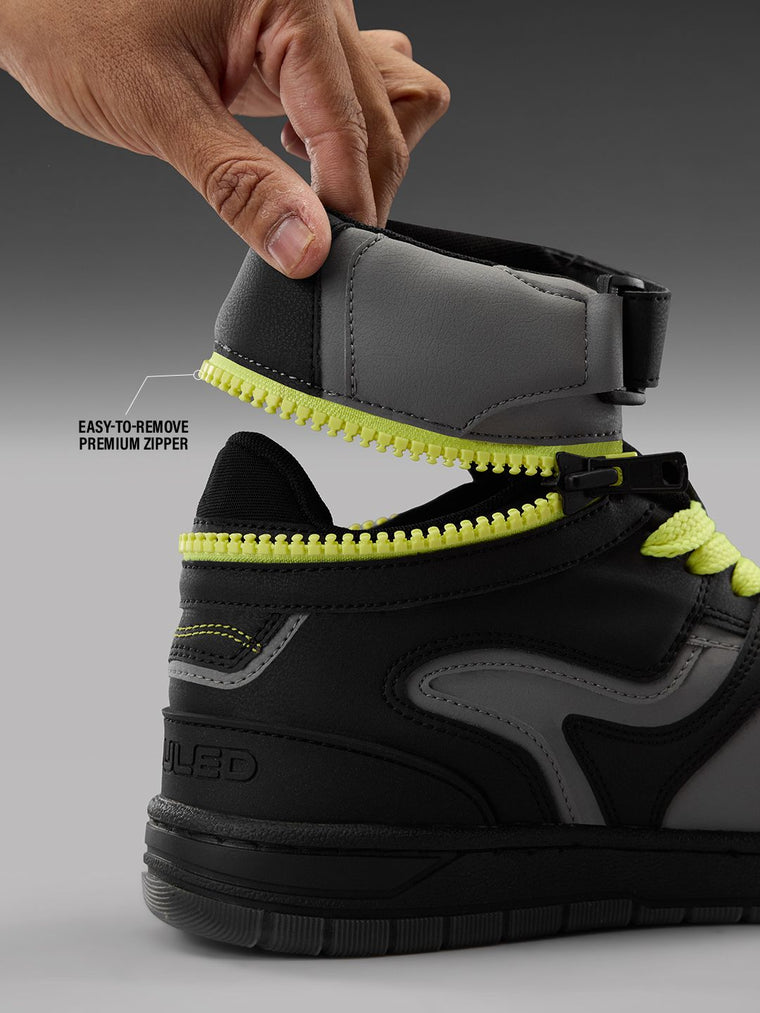 UBZ Convertible: Luminous Men High Top Sneakers