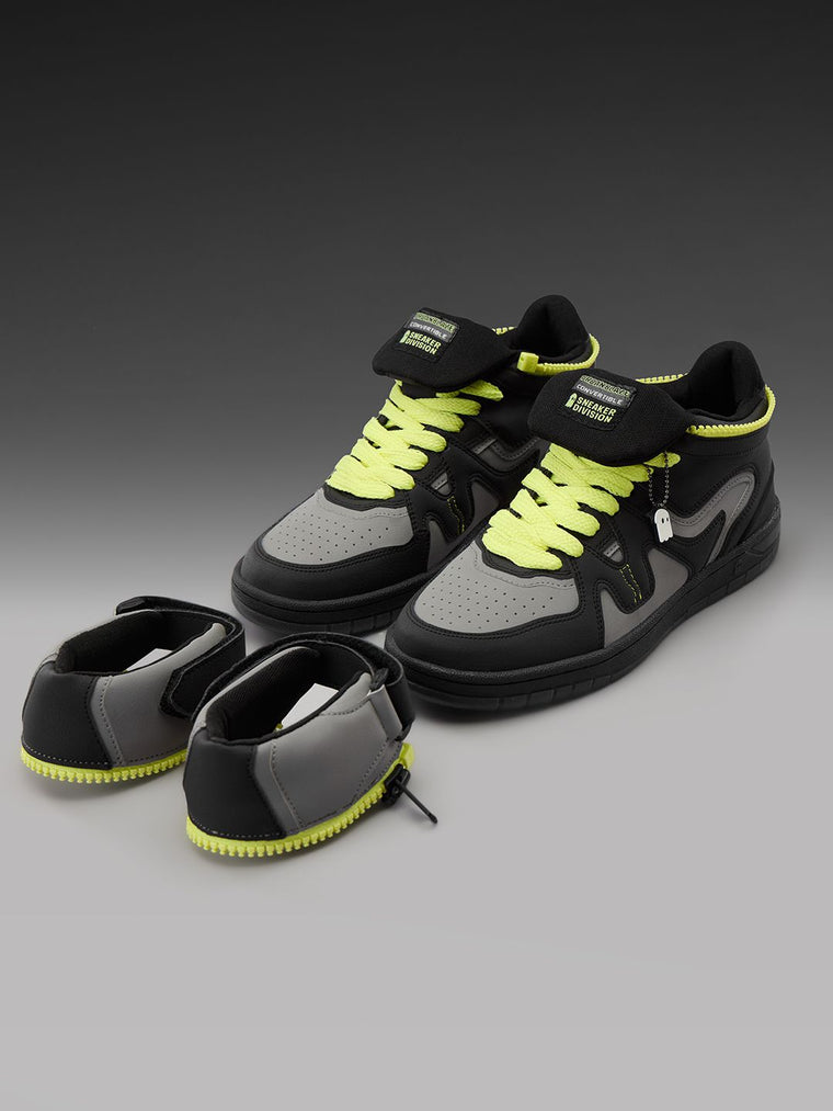 UBZ Convertible: Luminous Men High Top Sneakers