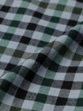 Check Shirts: Midnight Grid Men Relaxed Shirts