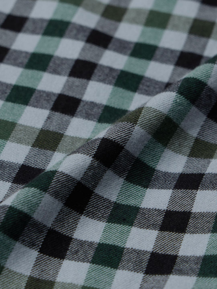 Check Shirts: Midnight Grid Men Relaxed Shirts