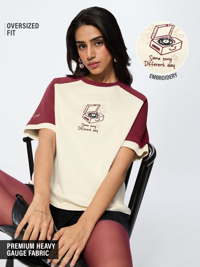 TSS Originals: Stuck In Loop Women Oversized T-Shirts