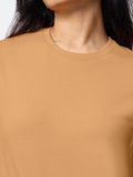 Regular Solids: Sienna Women Regular T-Shirts