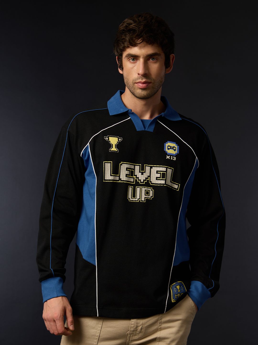 TSS Originals: Level Up Oversized Full Sleeve T-Shirts