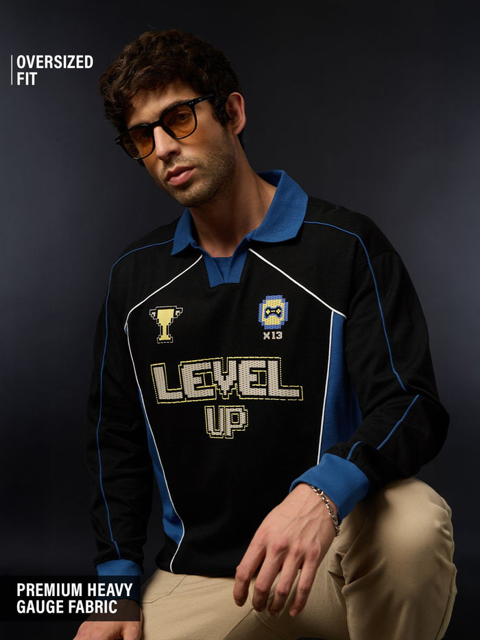 TSS Originals: Level Up Oversized Full Sleeve T-Shirts