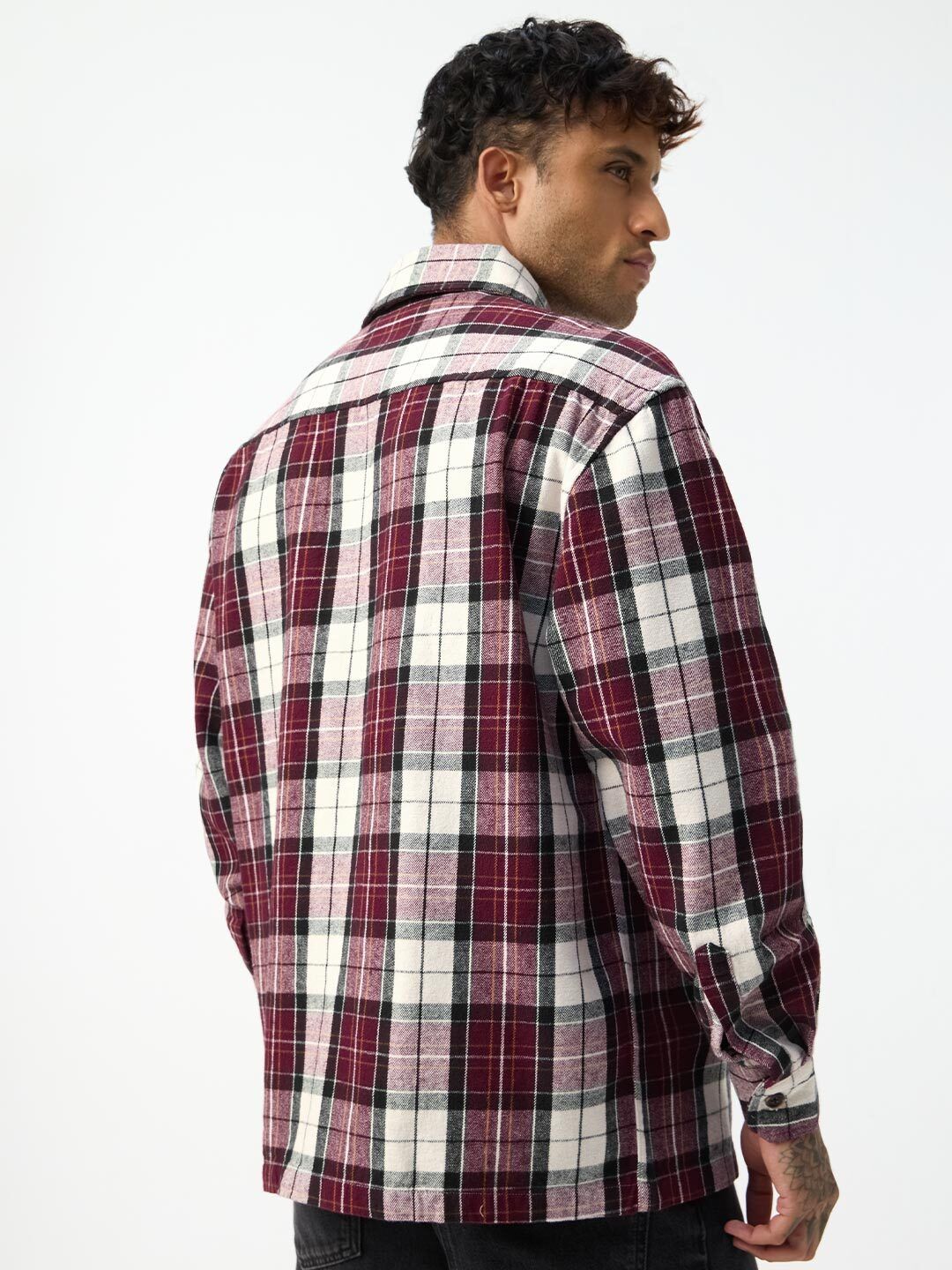 Overshirt: Ruby Plaid Overshirts