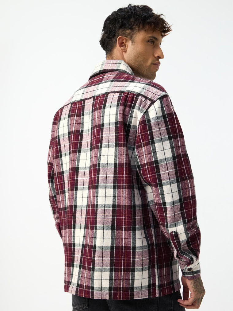 Overshirt: Ruby Plaid Overshirts