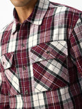 Overshirt: Ruby Plaid Overshirts