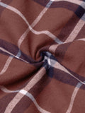 Plaid Shirt: Coral Men Relaxed Shirts