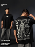 Batman: The Hero Glow Oversized T-Shirts