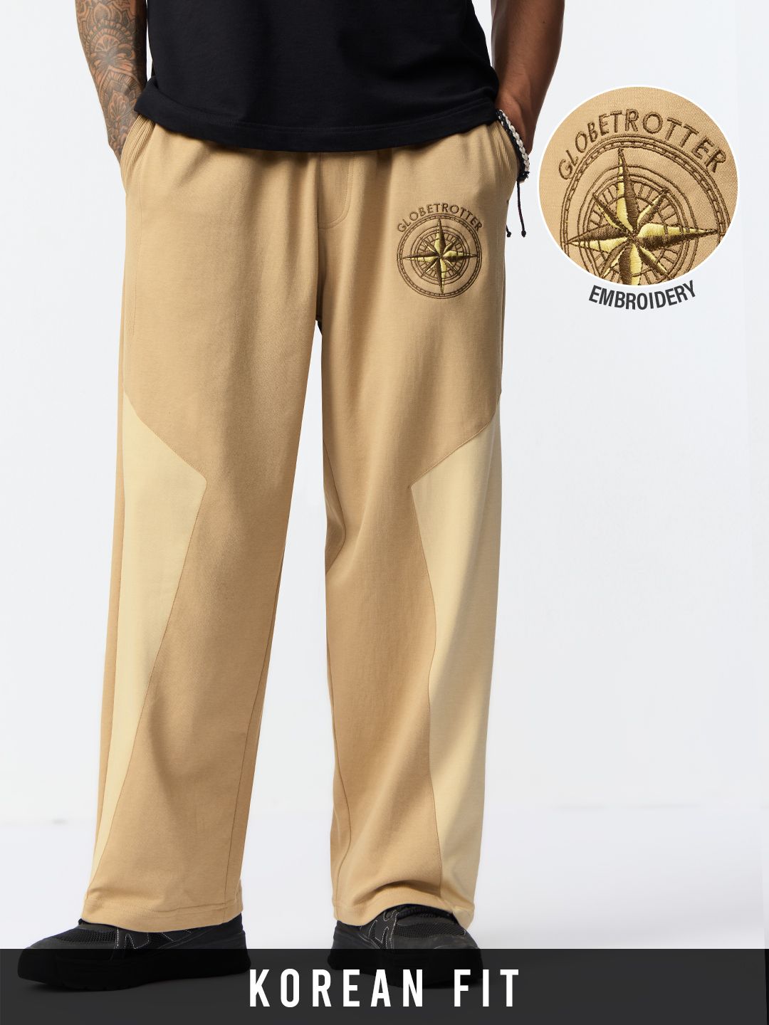Korean Joggers: Wanderlust Men Joggers