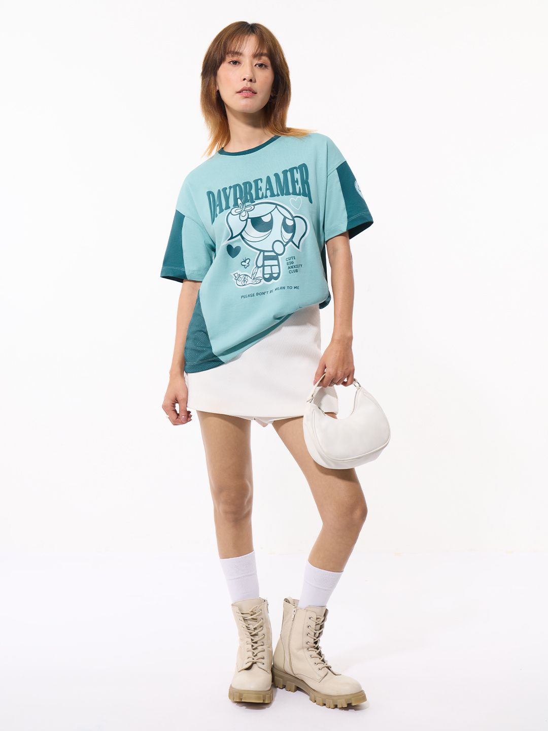 Powerpuff Girls: Daydreamer Women Oversized T-Shirts