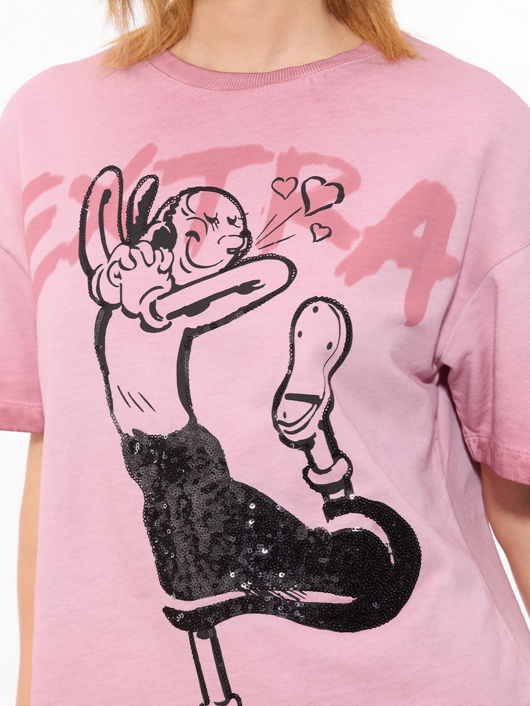 Popeye: Extra Women Oversized T-Shirts