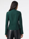 Tailored Solids: Emerald Women Fitted Shirts