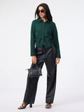 Tailored Solids: Emerald Women Fitted Shirts