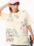 The Office: Angela's Cats Women Oversized T-Shirts