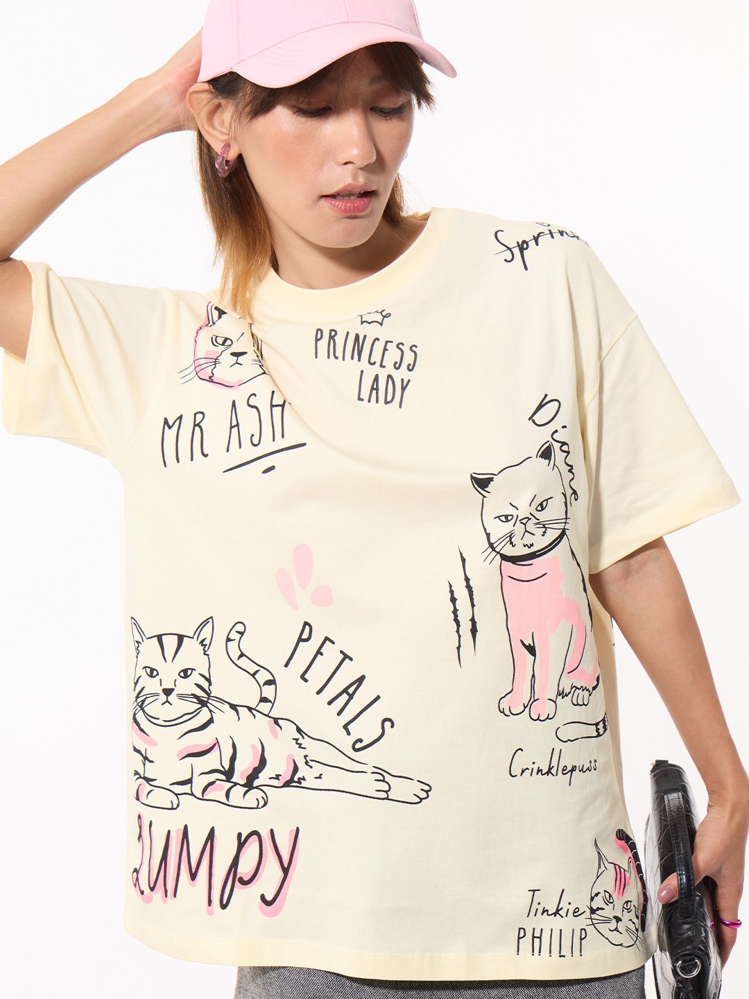 The Office: Angela's Cats Women Oversized T-Shirts