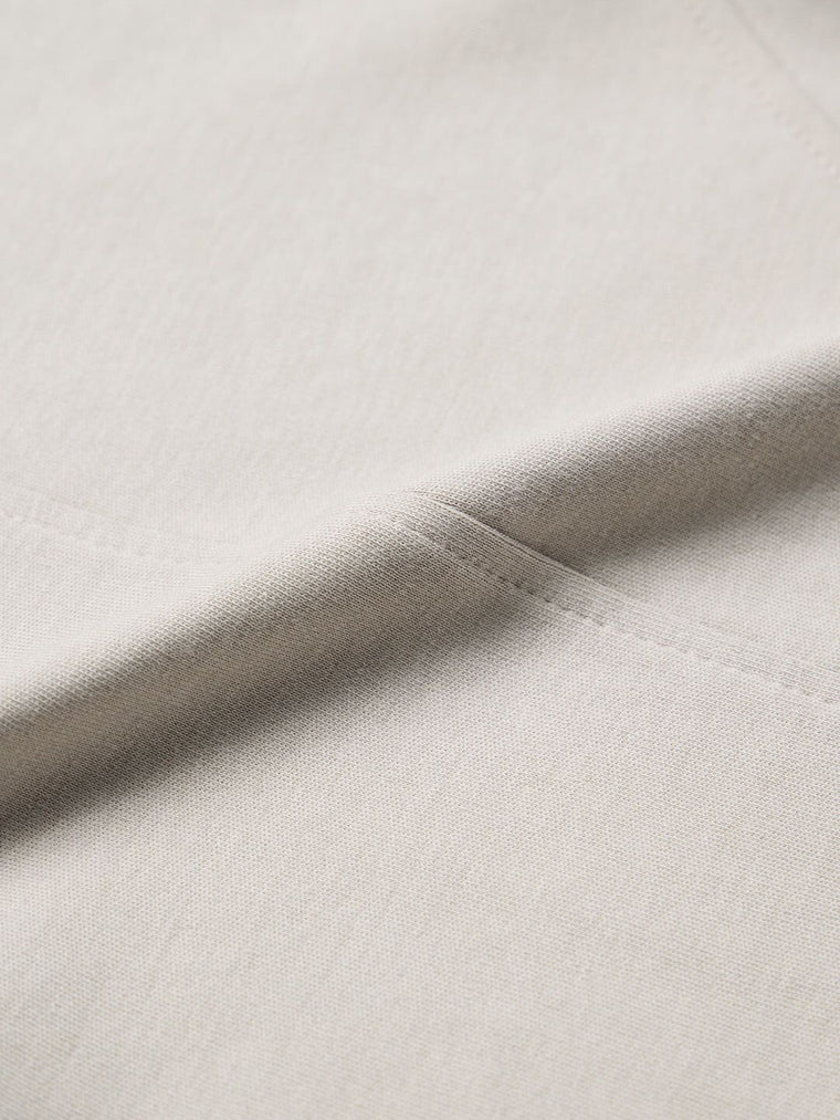 Solids: Stone Grey Men Cargo Joggers