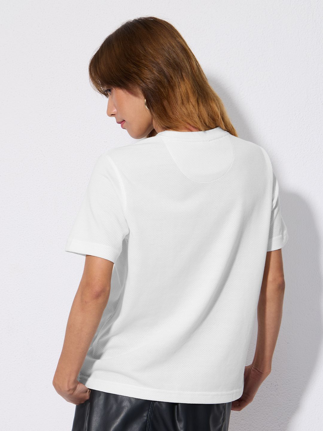 Textured T-shirt: Kung Fu Panda Peace Women Relaxed T-Shirts