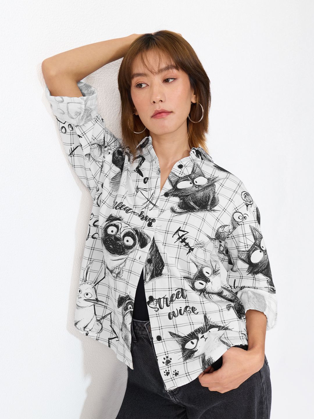 Pet Stories: The Street Women Oversized Shirts