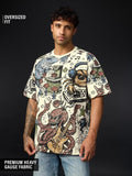 Aqua Tales: Sea Animals Oversized T-Shirts