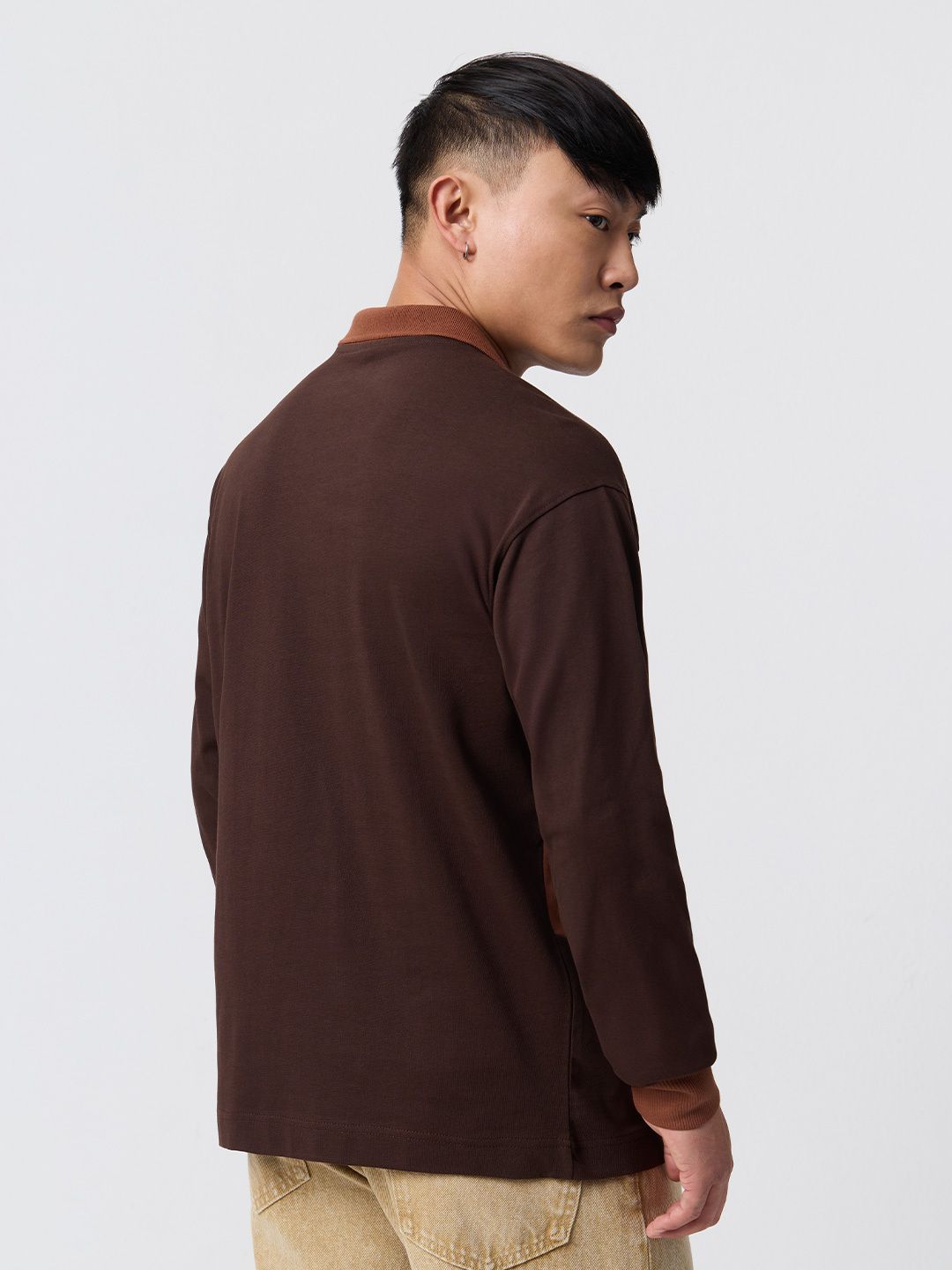 Oversized Rugby Polo: Castanea Men Rugby Polos